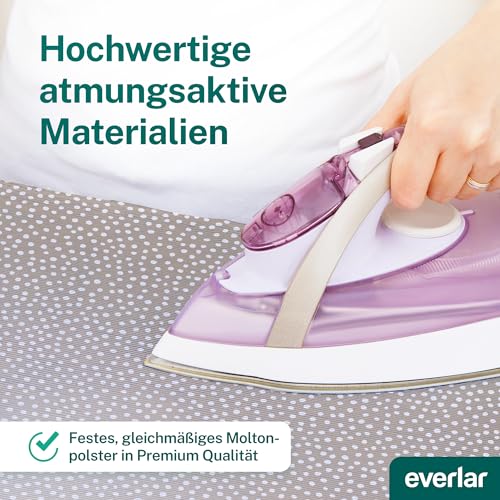 everlar® Premium Ironing Board Cover 120 x 40 cm - Made in Germany