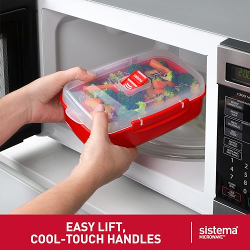 Sistema 1.25L & 525ml Heat and Eat Microwave Set (4 Count) - Made in New Zealand