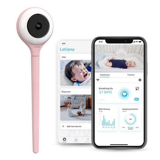 Lollipop Baby Monitor (Cotton Candy) - Made in Taiwan