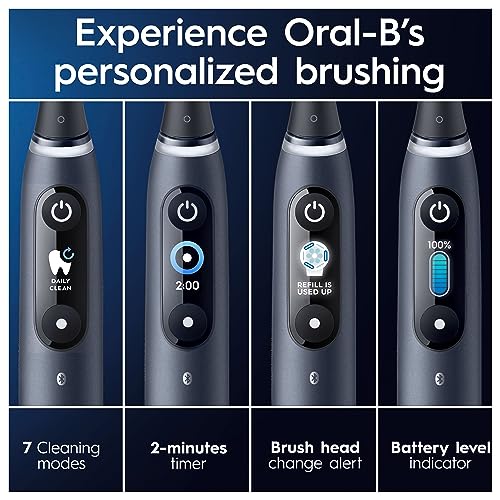 Oral-B iO9 Electric Toothbrushes For Adults 7 Modes, 2 Pin Plug, Special Edition - Made in UK