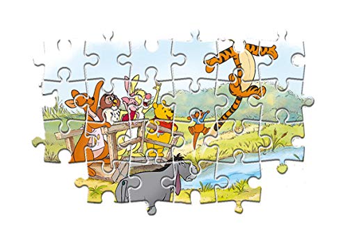 Clementoni Winnie The Pooh 24 Maxi Pieces Jigsaw Puzzle, 100% Recycled Materials - Made In Italy