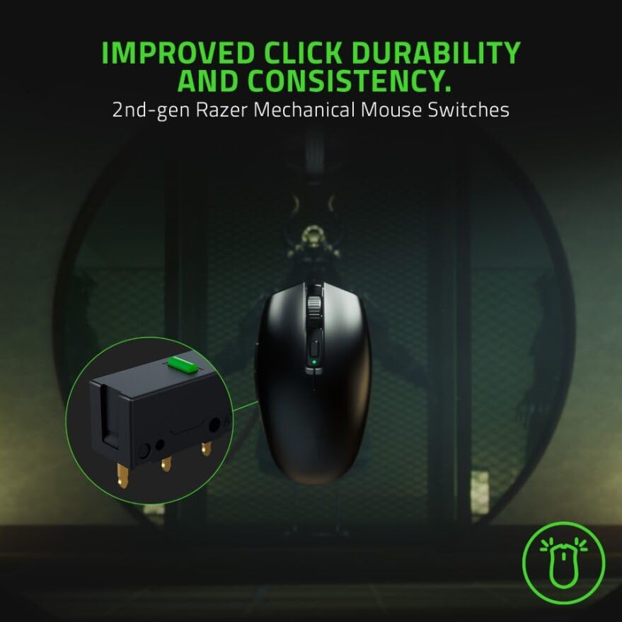 Razer Orochi V2 - Mobile Wireless Gaming Mouse with up to 950 Hours of Battery Life (Ultra Lightweight Design, HyperSpeed Wireless and Bluetooth - Made in Thailand