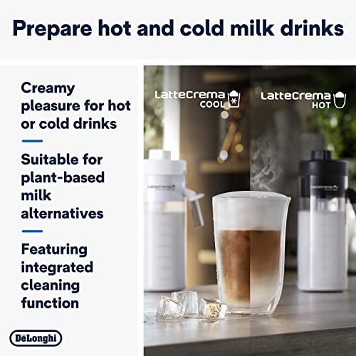 De'Longhi Eletta Explore Cold Brew ECAM452.67.G Barista Coffee Machine with LatteCrema Hot and Cool - Made in Italy