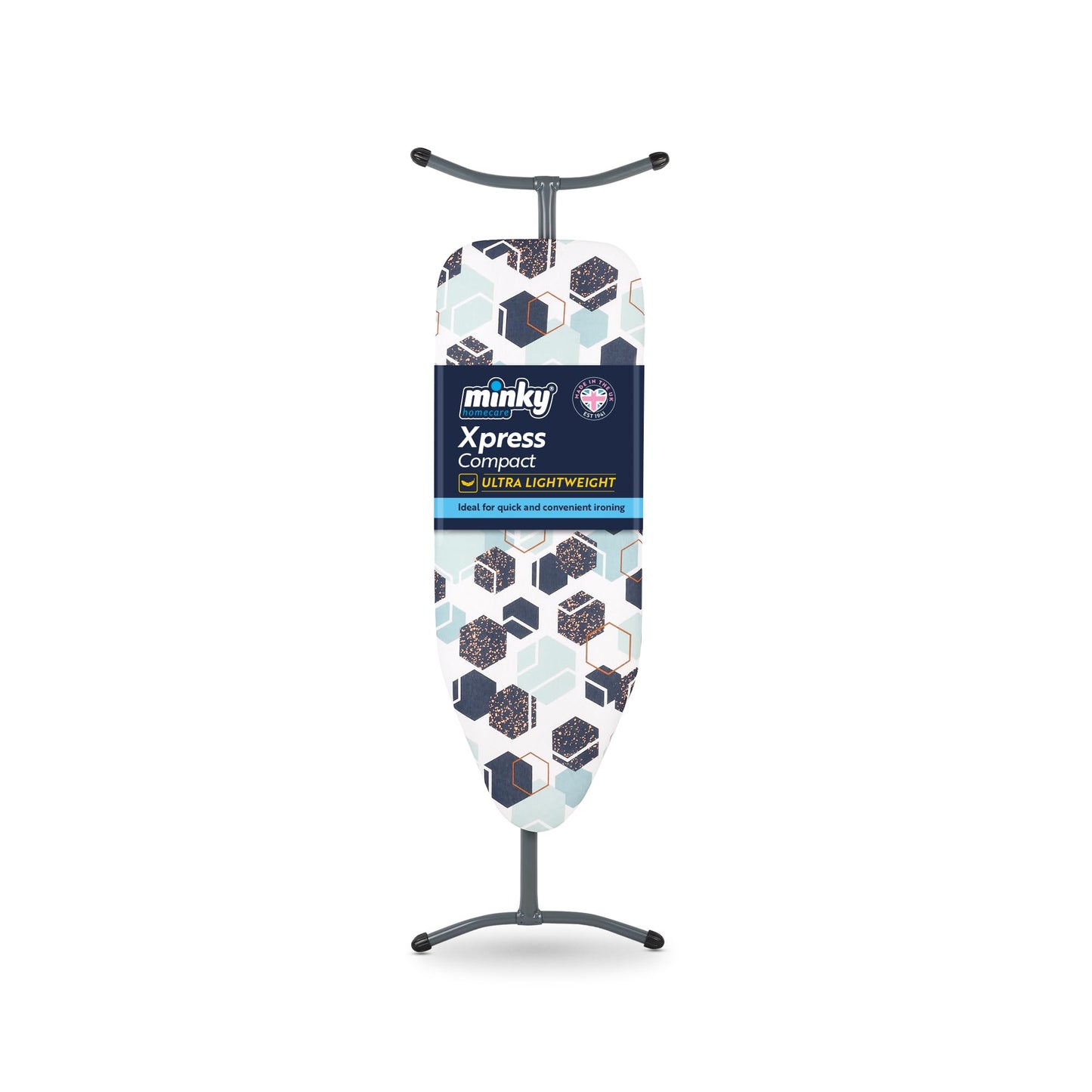 Minky Xpress 110 x 35 cm Ironing Board - Made in the UK