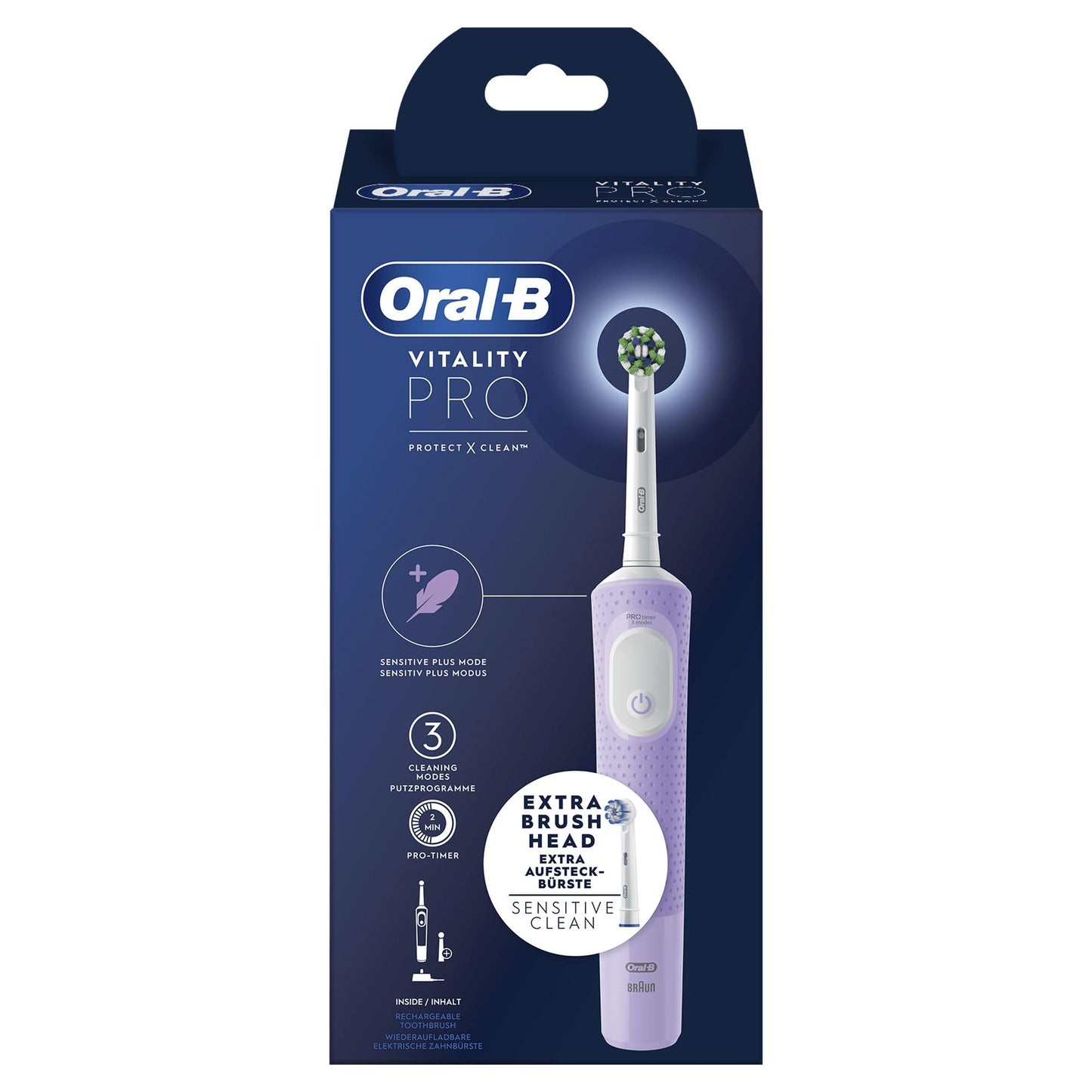 Oral-B Vitality Pro Rechargeable 3 Brushing Mode - Made in Hungary