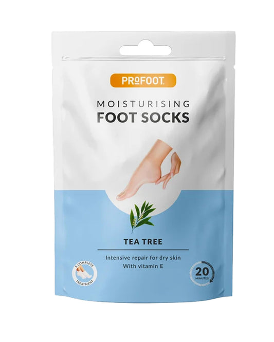 Profoot Moisturising Foot Socks with Vitamin E & Tea Tree - Made in Korea