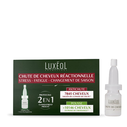 Luxéol Reactional Hair Loss 14 Phials - Made in France