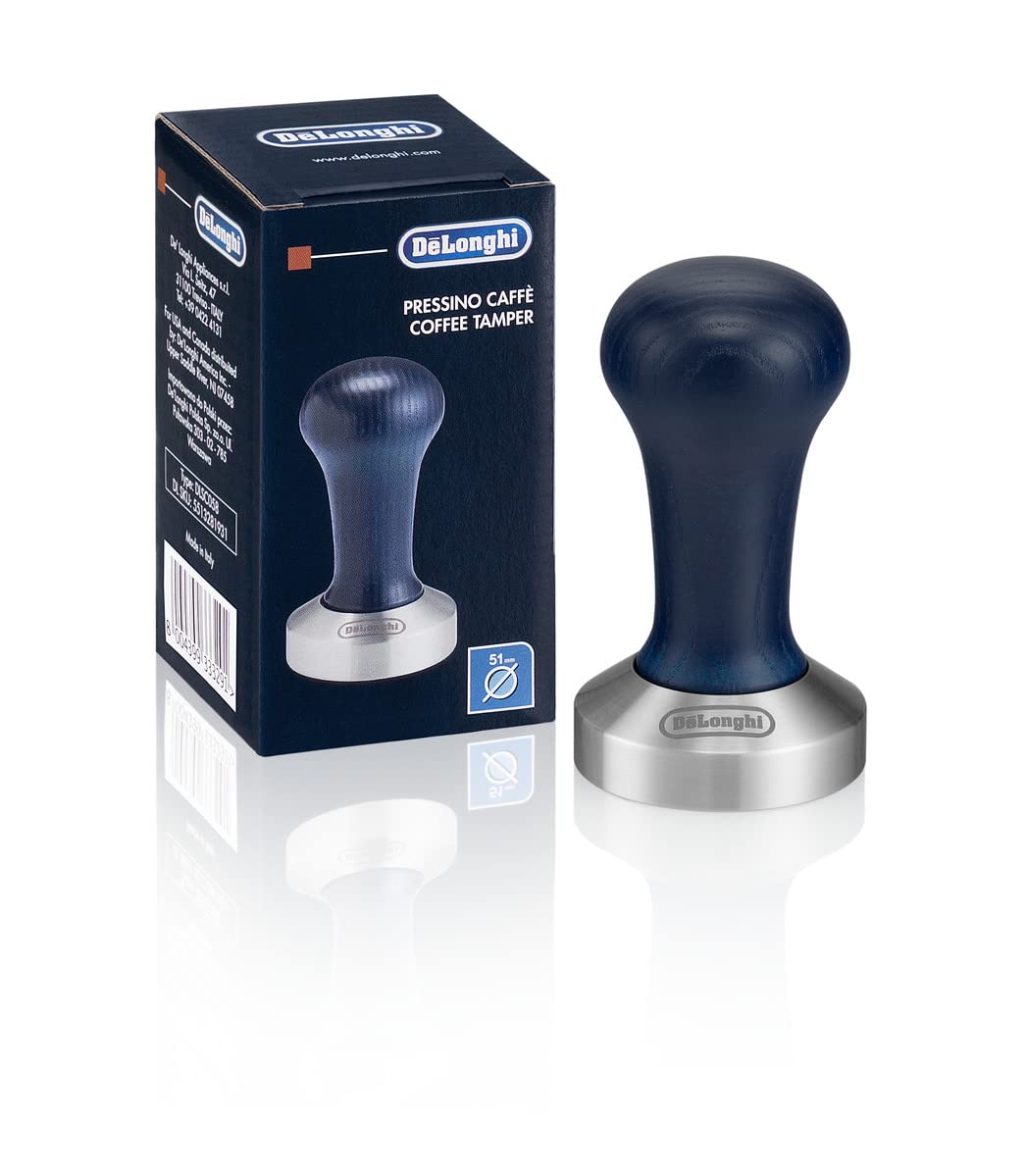 De'Longhi DLSC058 Coffee Tamper, Stainless Steel - Made in Italy