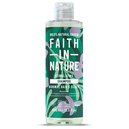 Faith In Nature Natural Rosemary Shampoo 400ml - Made in UK