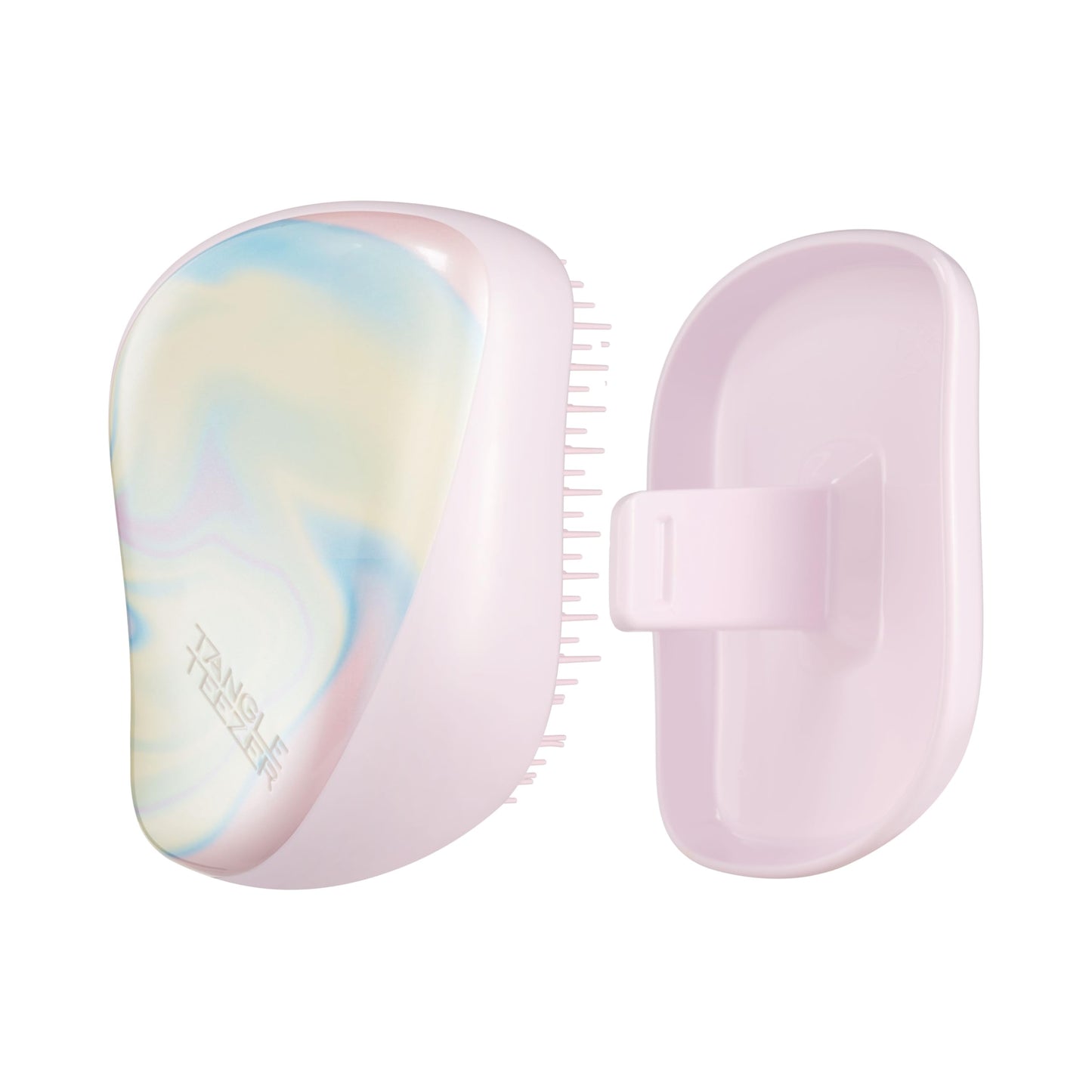 Tangle Teezer The Compact Styler Detangling Hairbrush (Ice Cream Swirl) - Made in UK