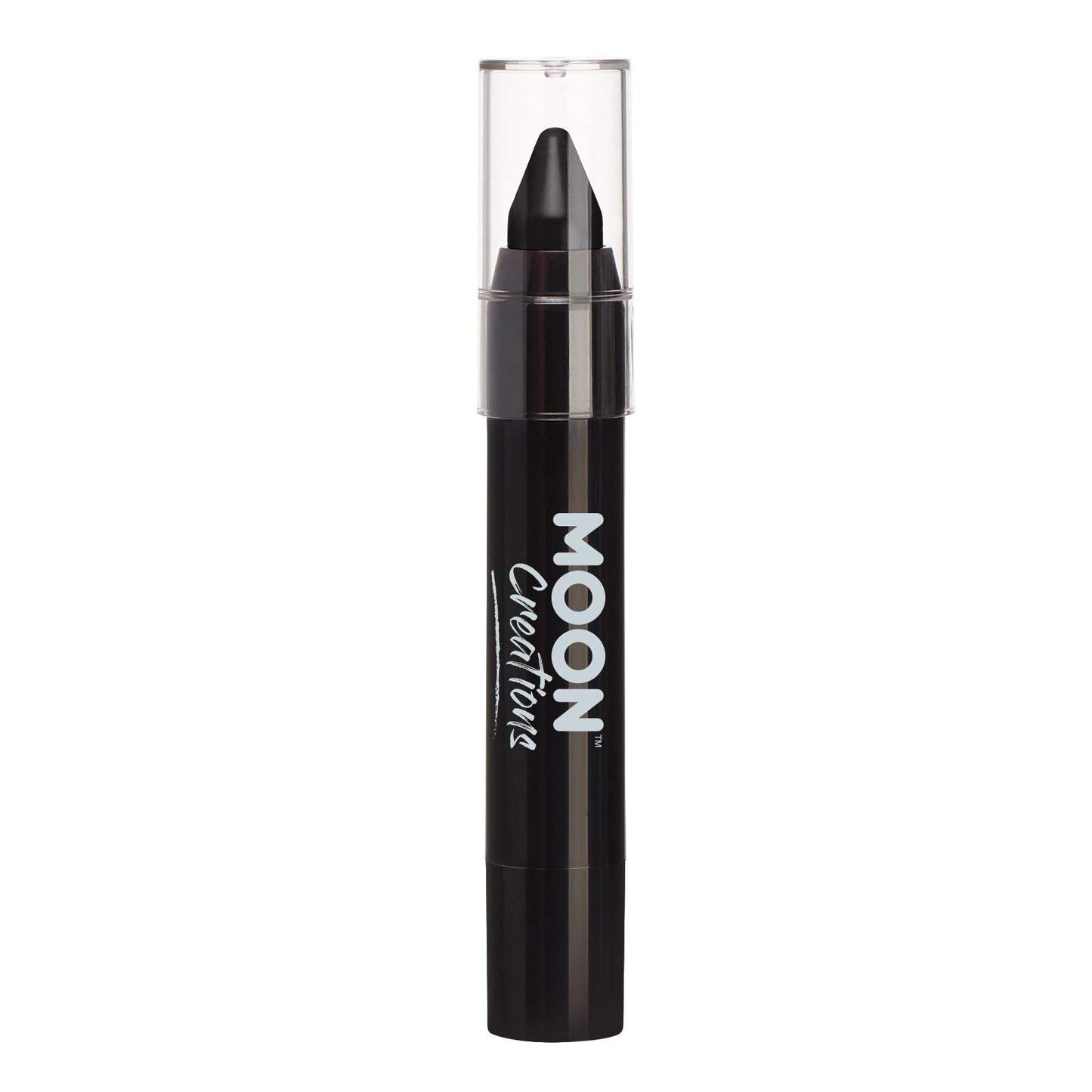 Moon Creations Face Paint Stick Body Crayons | Black | 3.2g - Made in UK