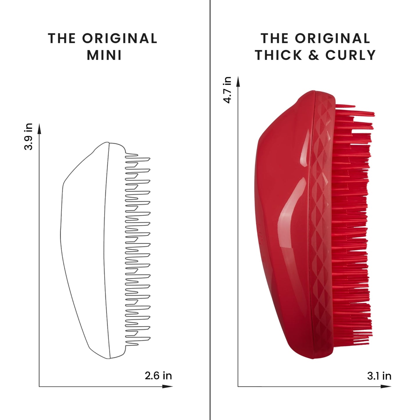 Tangle Teezer Thick & Curly Detangling Hairbrush - Made in the UK