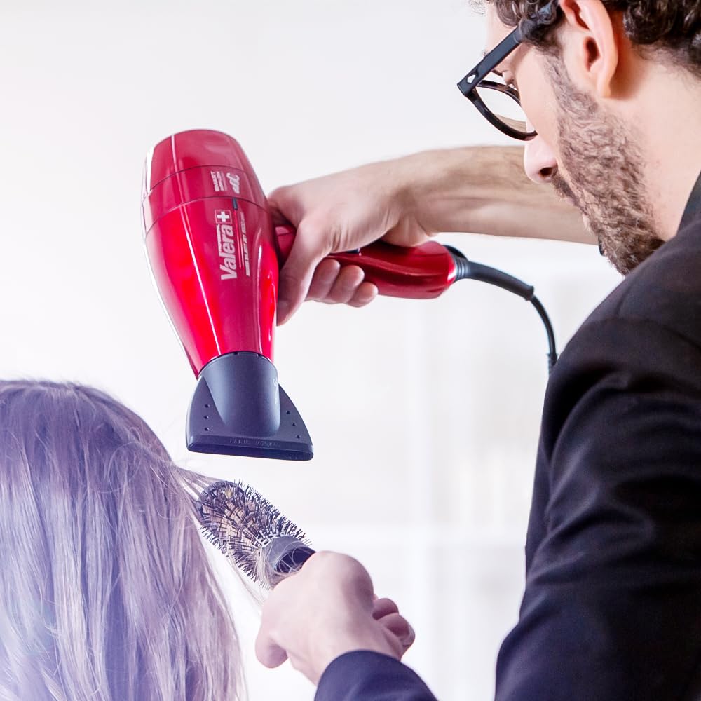 Valera Swiss Silent Jet 8500 Professional Ionic Hairdryer with Diffuser for Curly Hair 2000W - Made in Switzerland