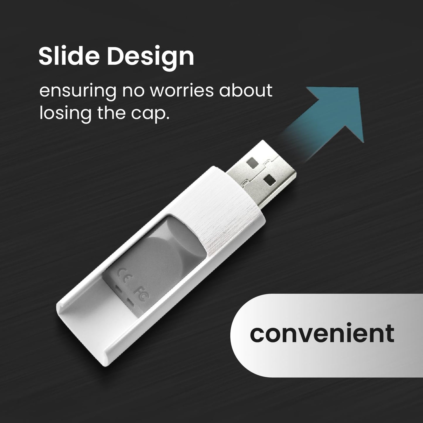 MMOMENT MU39 128GB USB 3.1 Gen1 Flash Drive, Read Speed up to 100MB/s - Made in Taiwan