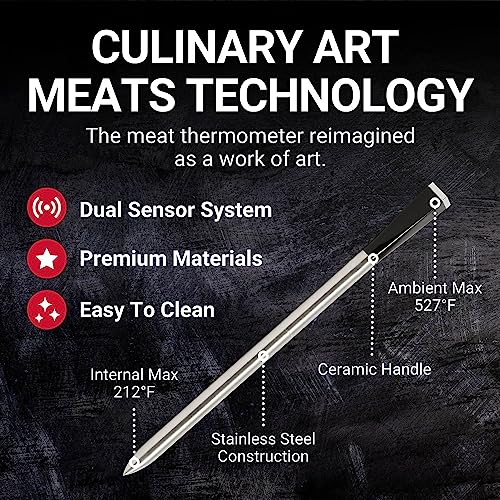 MEATER Plus | 50m Long Range Smart Wireless Meat Thermometer - Made in Taiwan