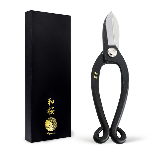 Wazakura Yasugi Steel Ikenobo Classic Ikebana Floral Scissors 6.5"(165mm) - Made in Japan