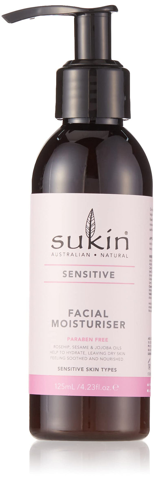 Sukin Sensitive Facial Moisturiser 125 ml - Made in Australia