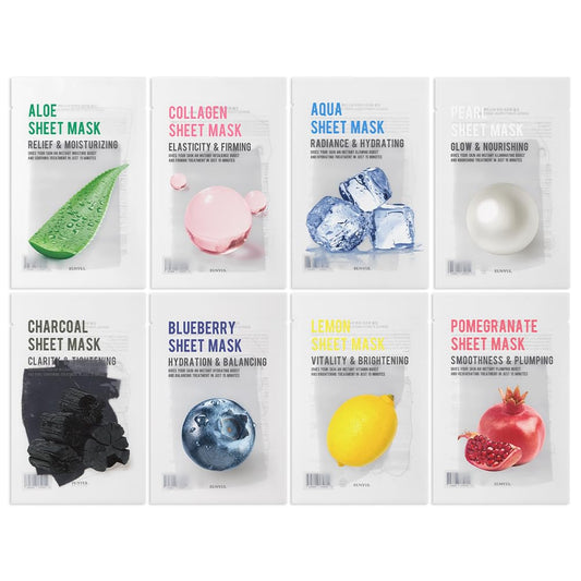 EUNYUL Purity Sheet Mask Set [PACK OF 8] - Made in Korea