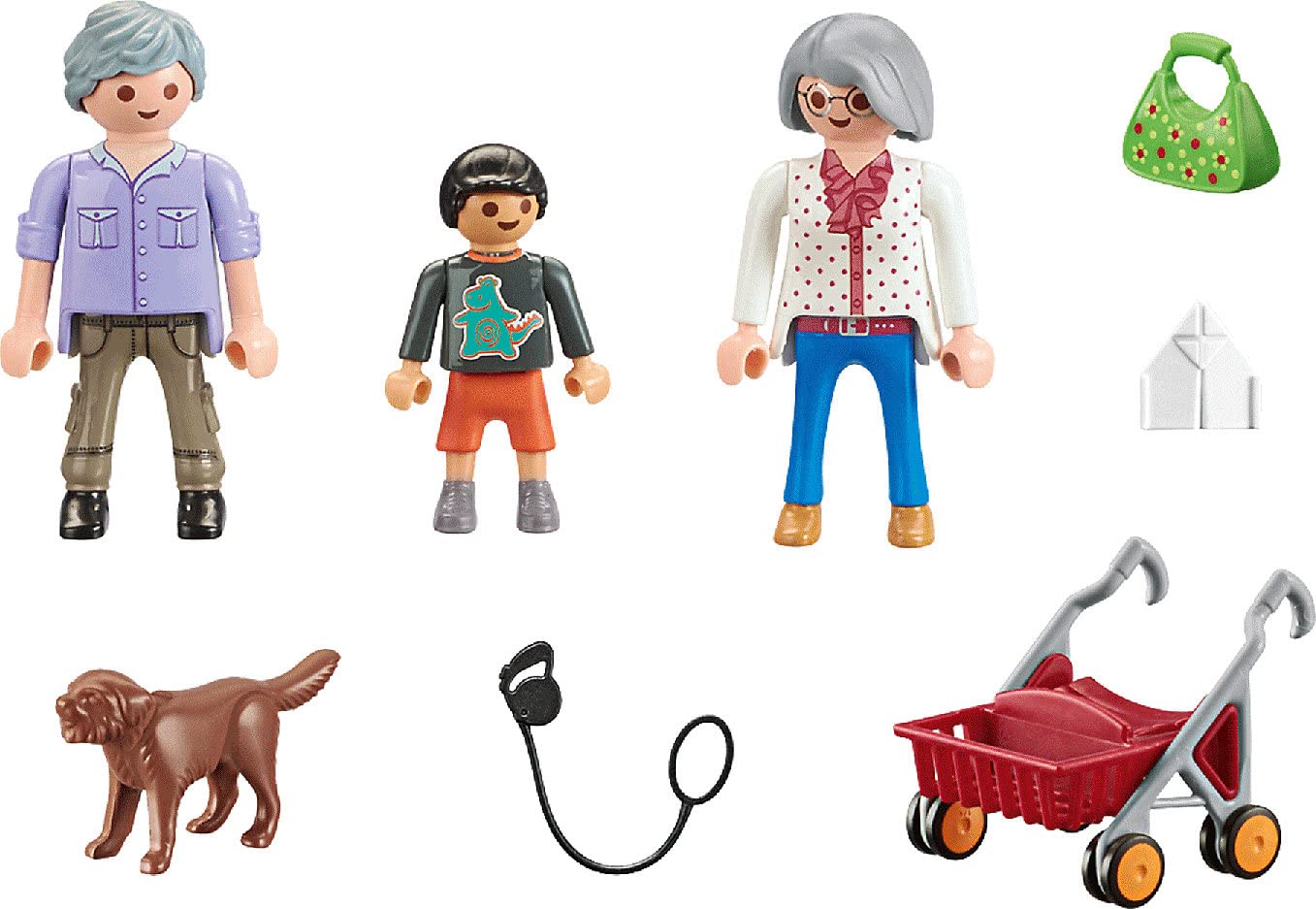 Playmobil City Life Modern House Grandparents with Child, Ages 4+ - Made in Malta