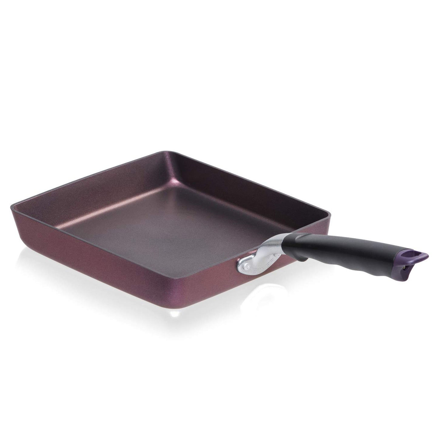 TECHEF Tamagoyaki Japanese Omelette Pan (Purple) (Large) - Made in Korea