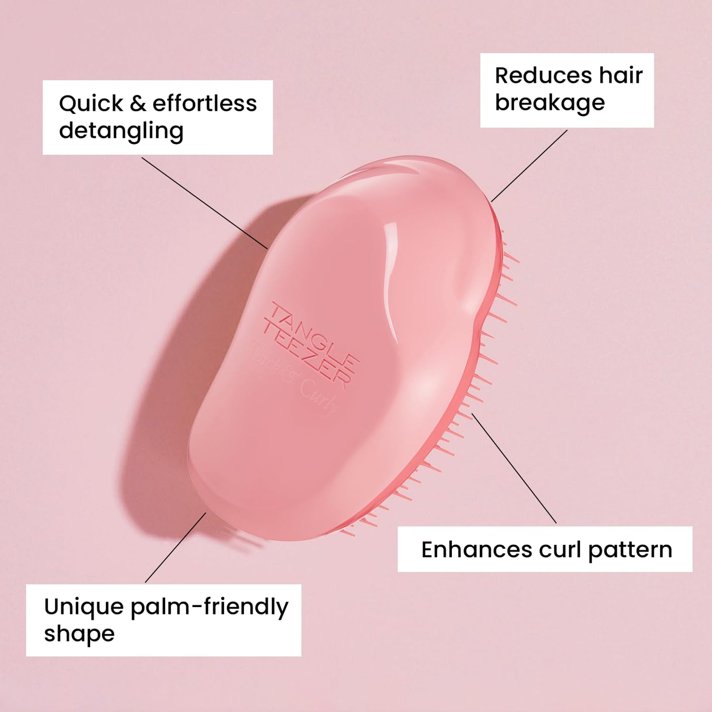 Tangle Teezer Thick & Curly Detangling Hairbrush - Made in the UK