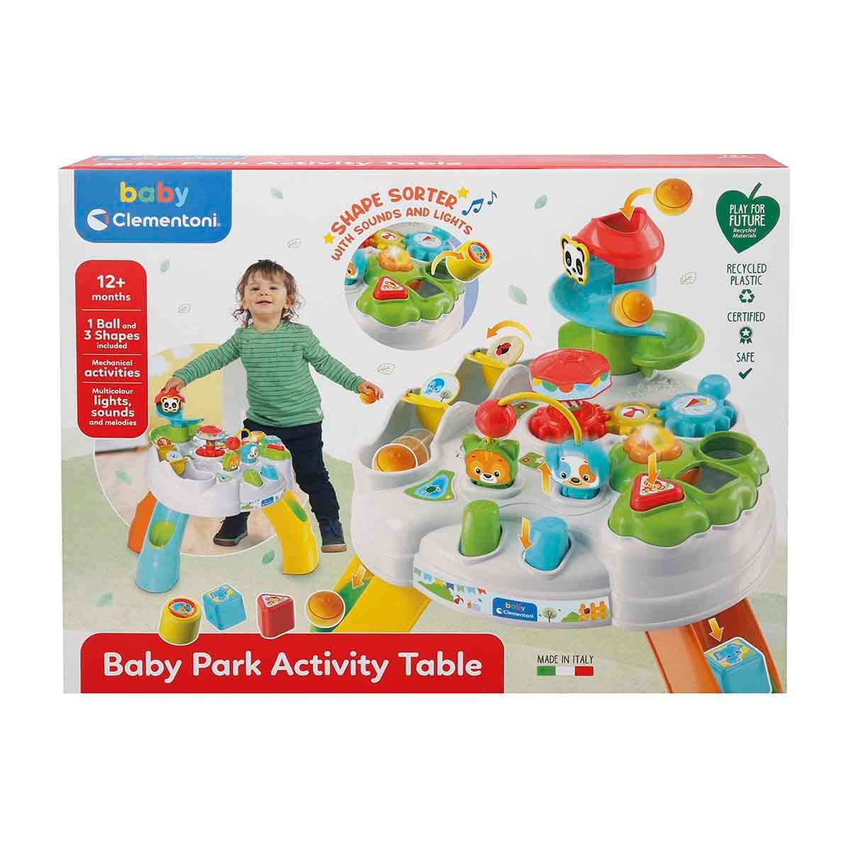 Clementoni Baby Park Activity Table (12+ Months) - Made in Italy