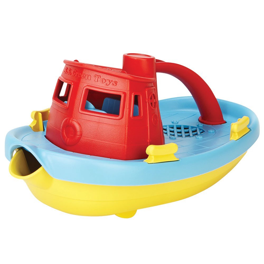 Green Toys My First Tug Boat (Red) - Made in U.S.A.