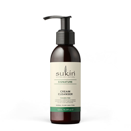 Sukin Cream Cleanser (125ml pump) - Made in Australia