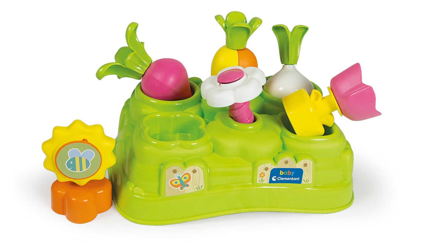 Clementoni Baby Gardening Set Sensory Play for 10+ Months, Eco Friendly - Made in Italy