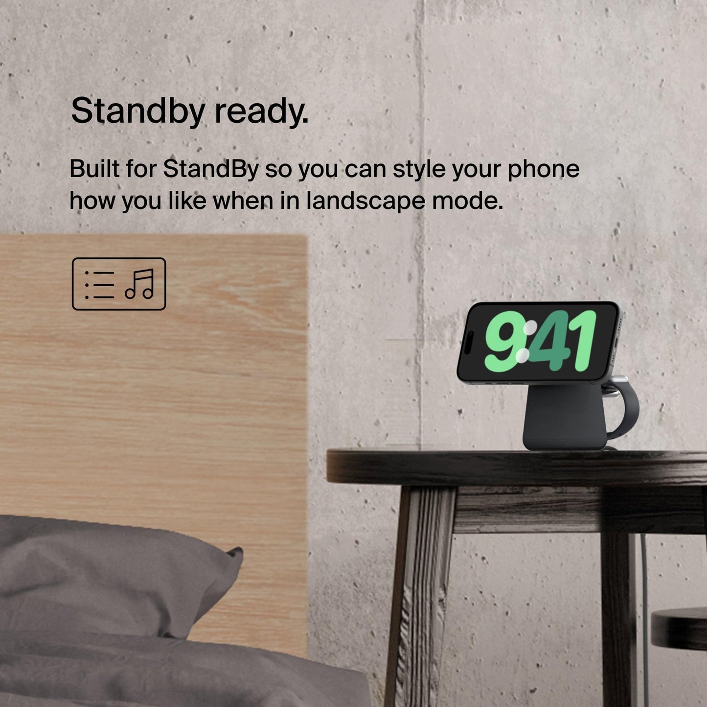 Belkin BoostCharge Pro 2-in-1 15W Wireless Fast Charging Dock with MagSafe - Made in Vietnam