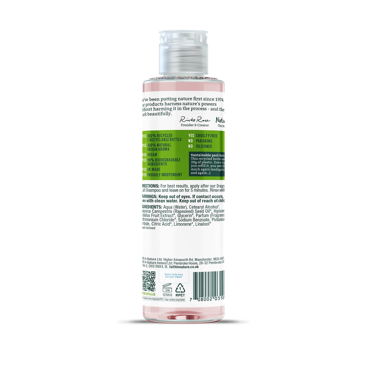 Faith In Nature 300ml Natural Dragon Fruit Conditioner - Made in UK