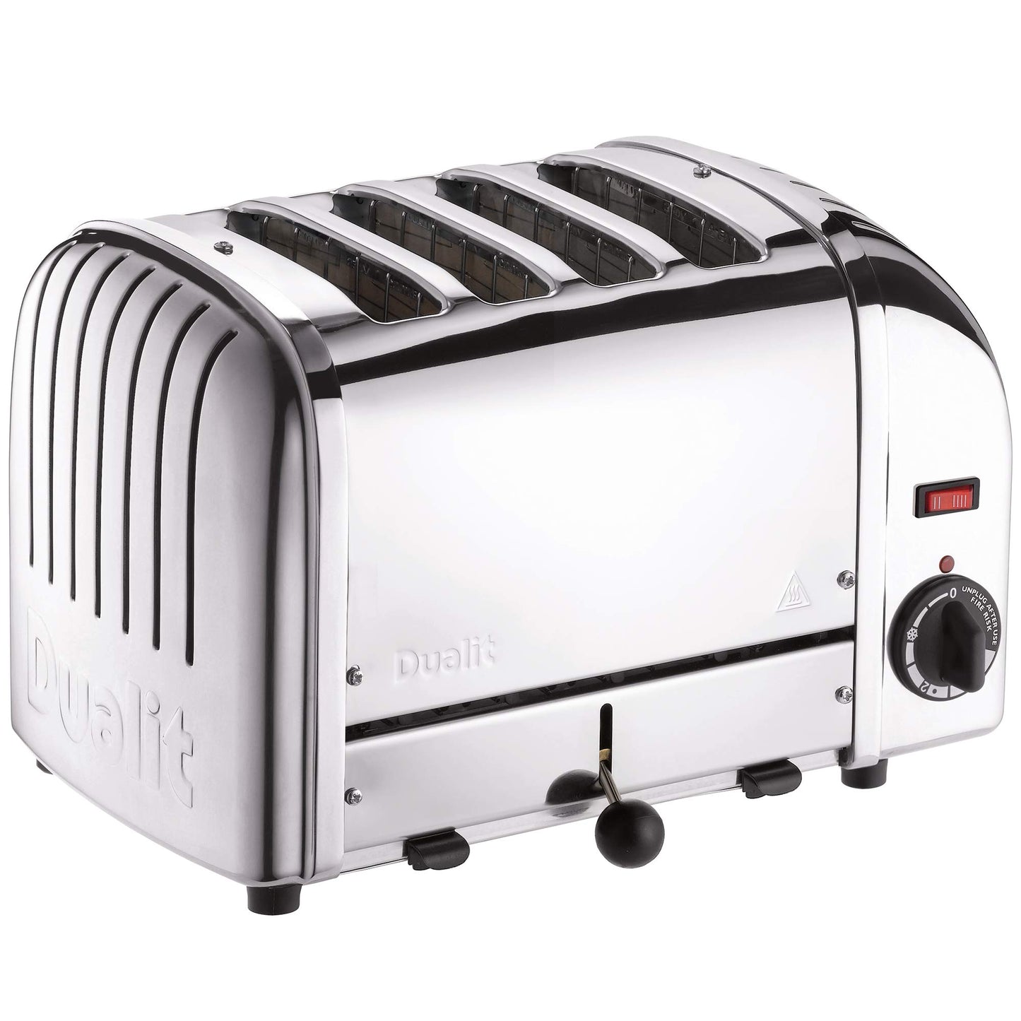 Dualit Classic 4 Slice Vario Stainless Steel Toaster - Hand built in the UK