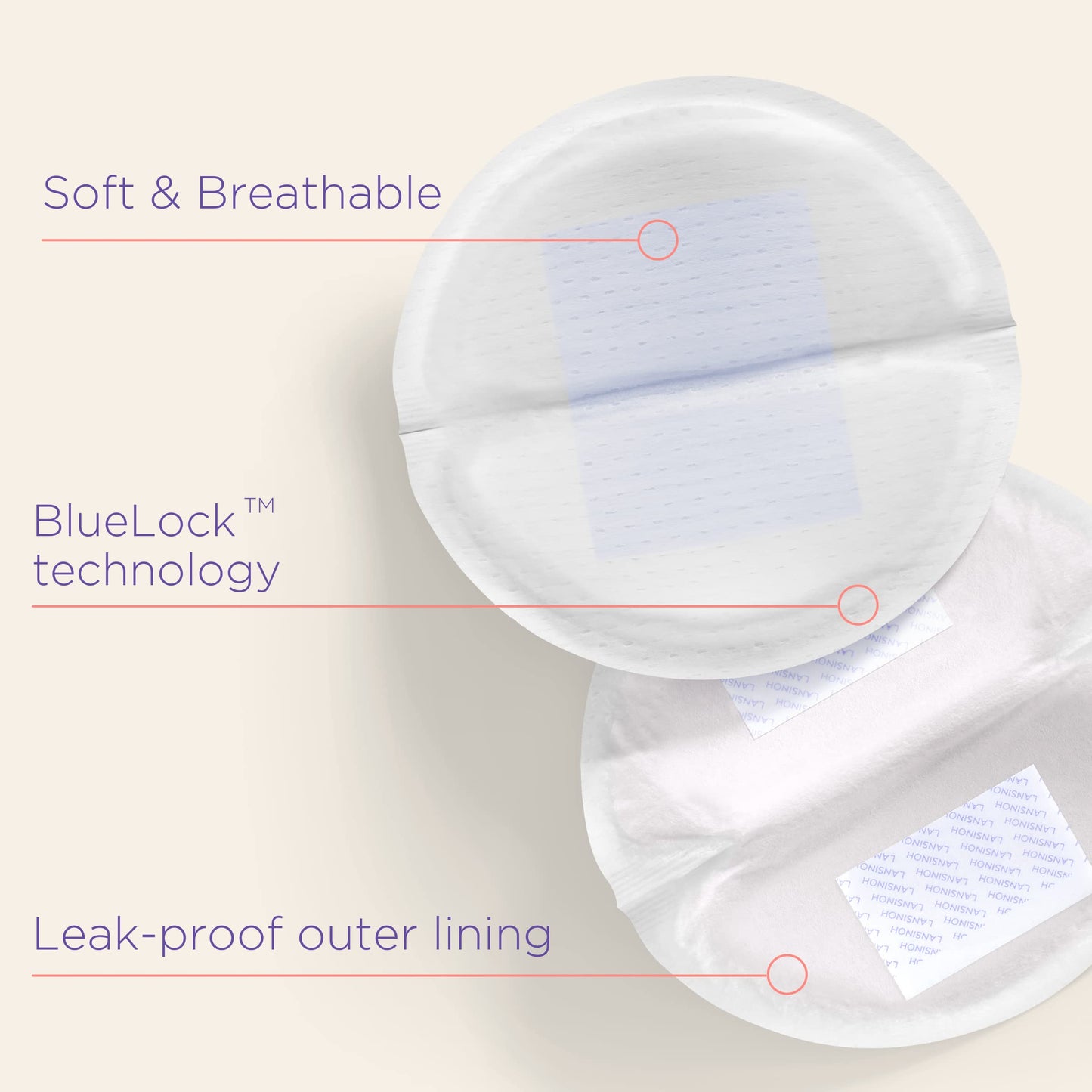 Lansinoh 60 Disposable Breast Pads - Made in Thailand