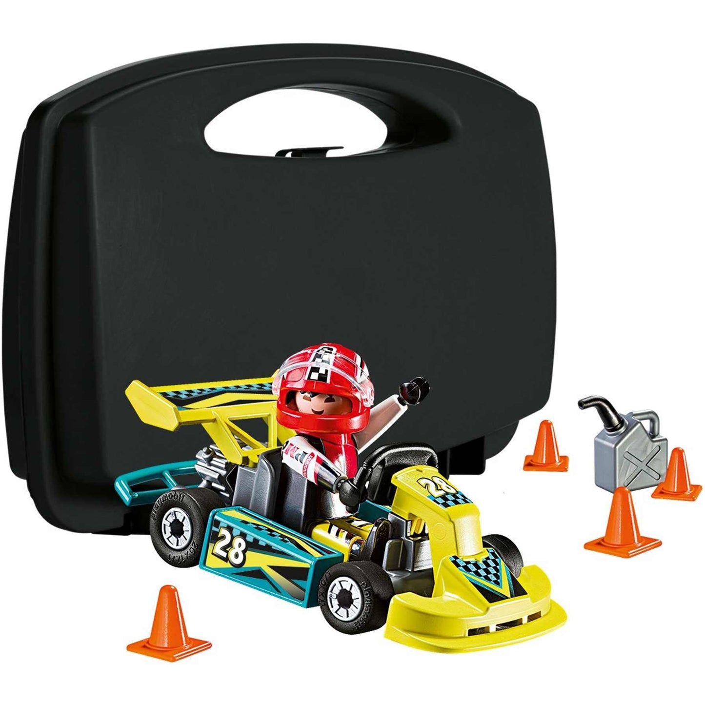 Playmobil Action Go-Kart Racer Small Carry Case - Made in Germany, Malta, Tunisia & Spain