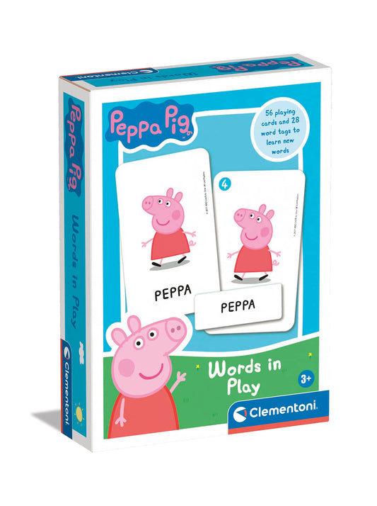 Clementoni Peppa Pig Educational Playing Cards, 100% Recycled materials (Ages 3+) - Made in Italy