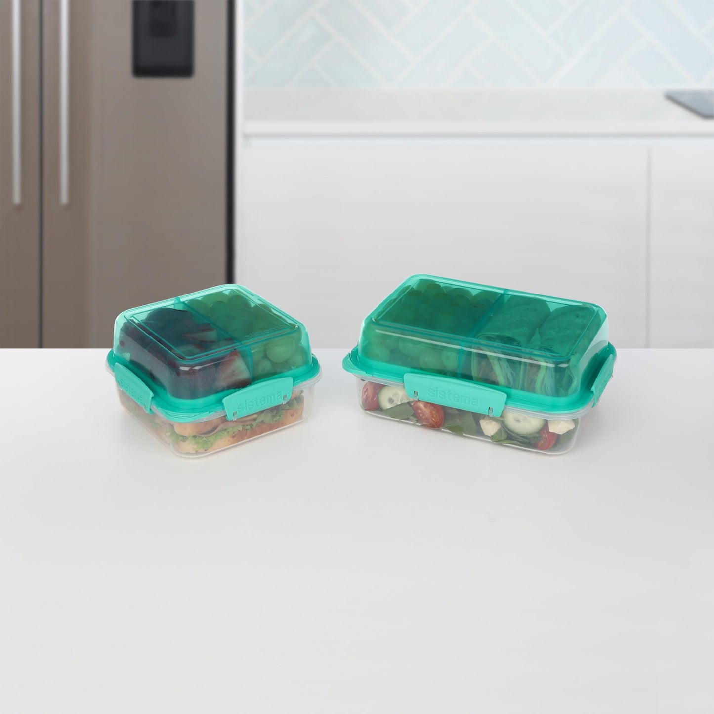 Sistema TO GO 1.24L Lunch Box with Compartments - Made in New Zealand