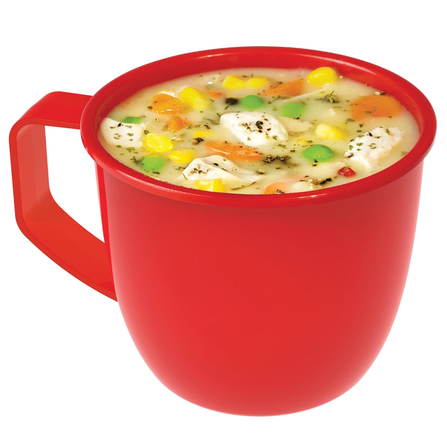 Sistema 565 ml Microwave Small Soup Mug with Steam-Release Vents - Made in New Zealand