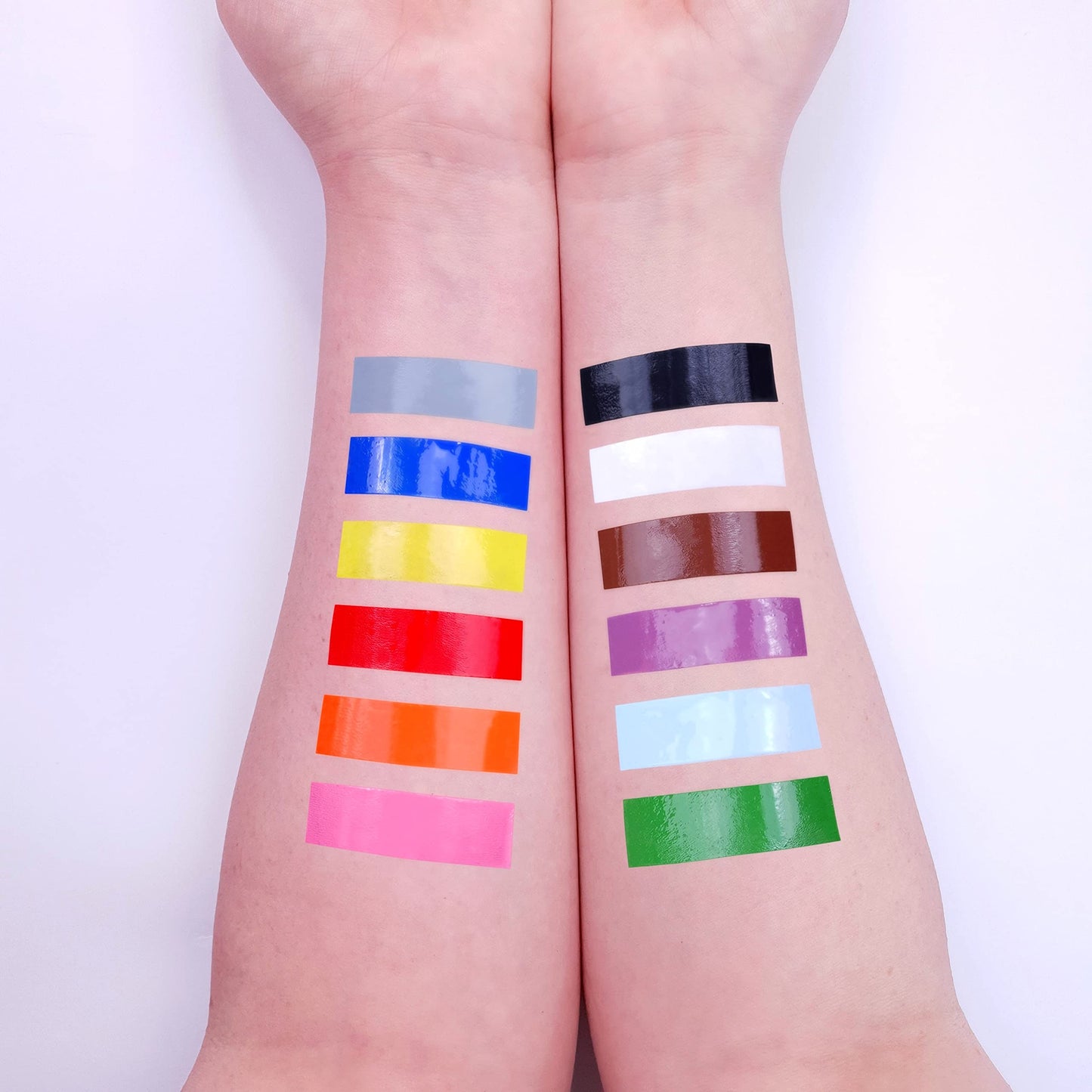 Moon Creations Face & Body Paint Tubes | Set of 12 | 12ml - Made in UK