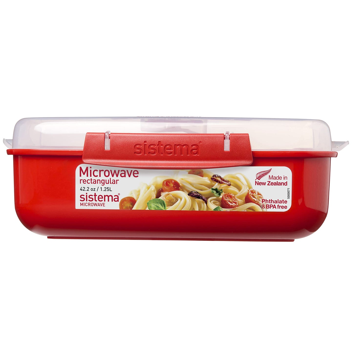 Sistema 1.25 L Rectangle Microwave Container - Made in New Zealand