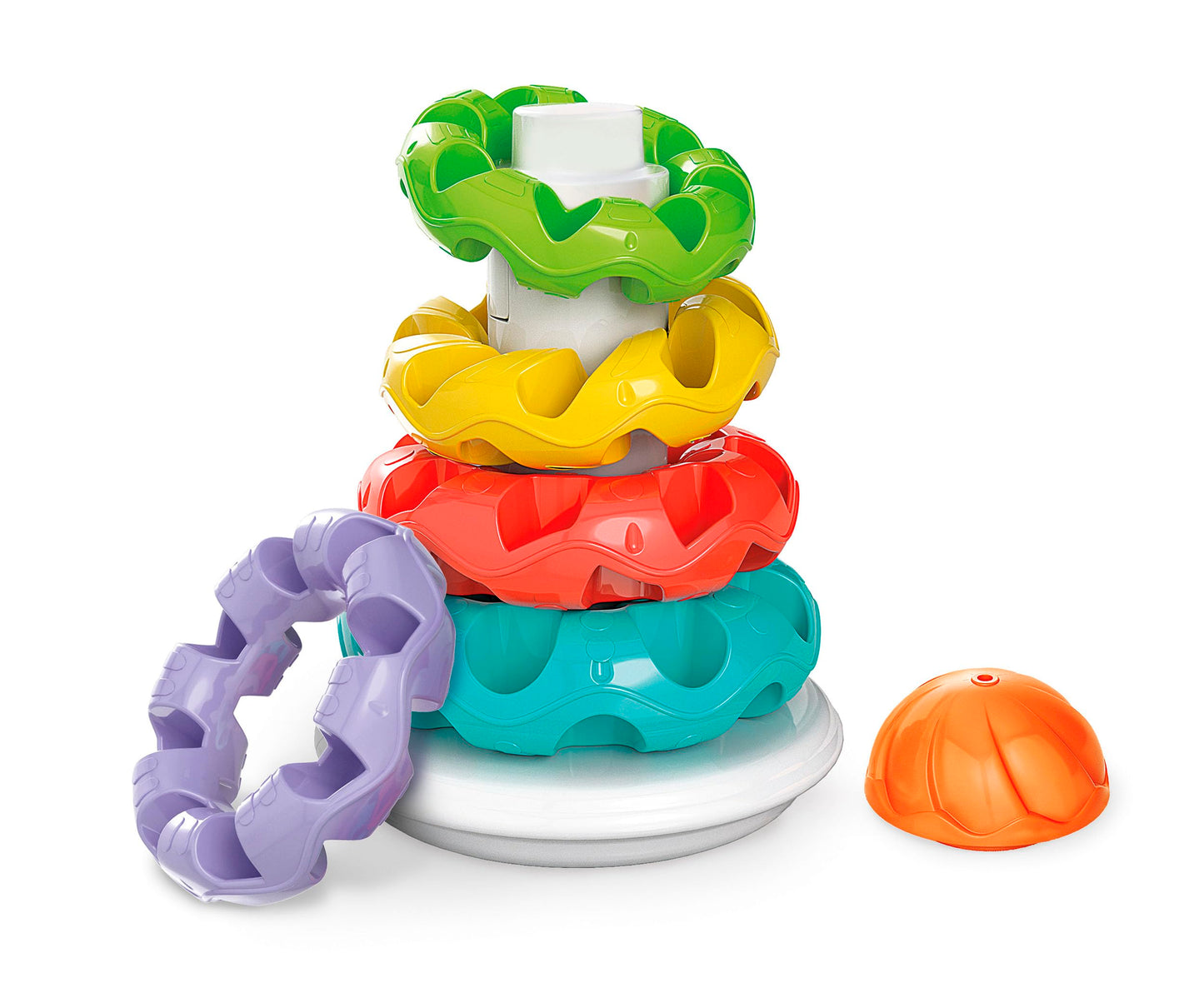 Clementoni Stacking Rings Toy - Made in Italy