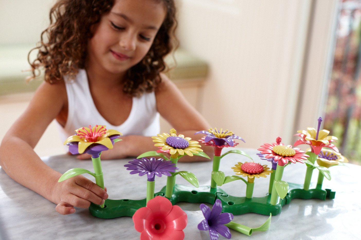 Green Toys Build a Bouquet Flower Set - Made in U.S.A.