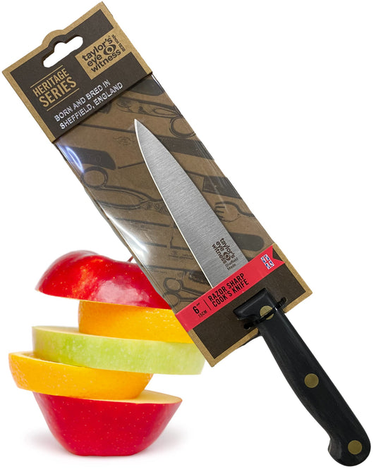 Taylors Eye Witness  Heritage Range 15cm Small Stainless Steel Cooks Knife - Made in England