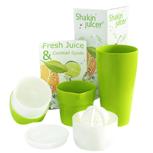 Shakin' Juicer Portable BPA-free Juice Squeezer for Vegetables & Fruit -  Made in Germany