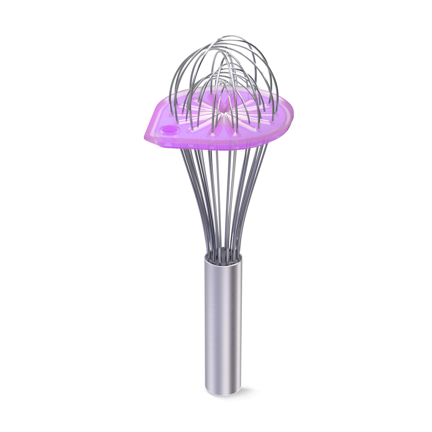 Whisk Wiper Multipurpose 11" Stainless-Steel Whisk (Color: Violet) - Made In USA