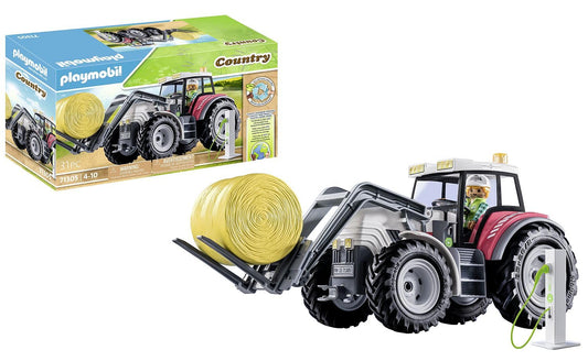 Playmobil Country Large Electric-powered Tractor, Ages 4+ - Made in Germany