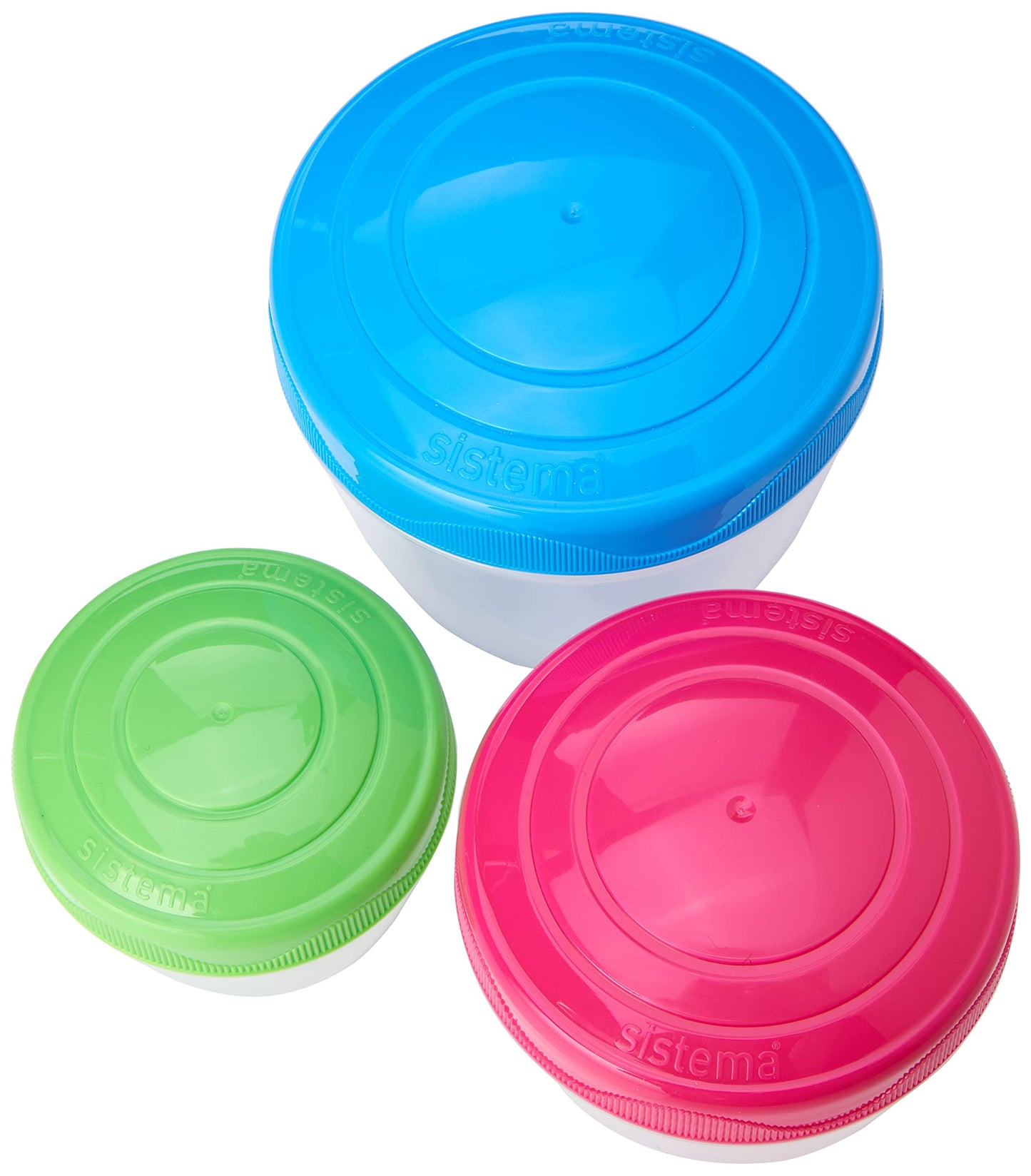 Sistema TO GO Snack 'n' Nest 150 ml, 305 ml, 520 ml Food Storage Containers (3 Count) - Made in New Zealand