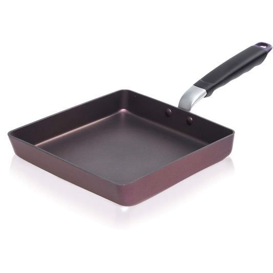 TECHEF Tamagoyaki Japanese Omelette Pan (Purple) (Large) - Made in Korea