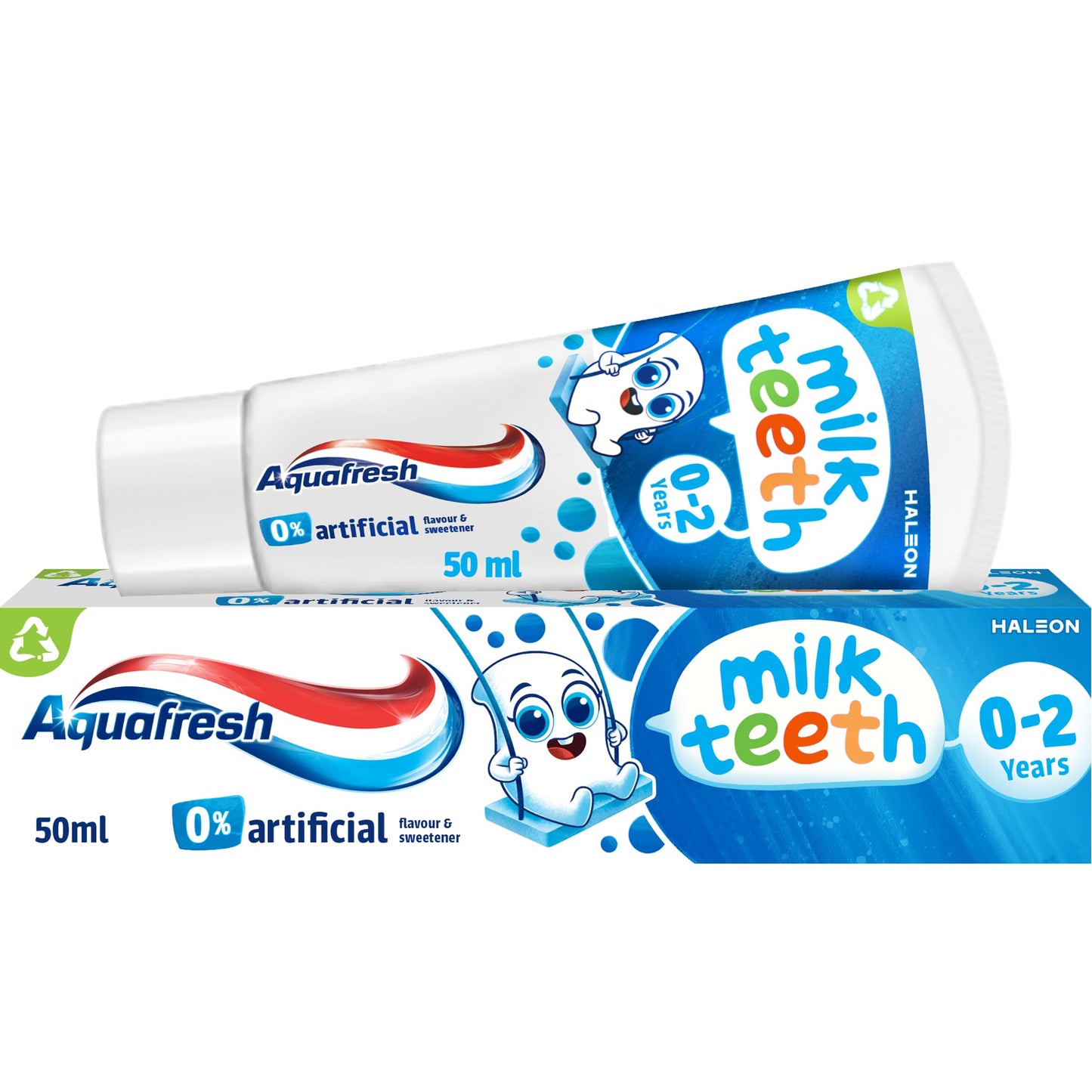 Aquafresh Milk Teeth Toothpaste 0-2 years 75 ml - Made in Slovakia