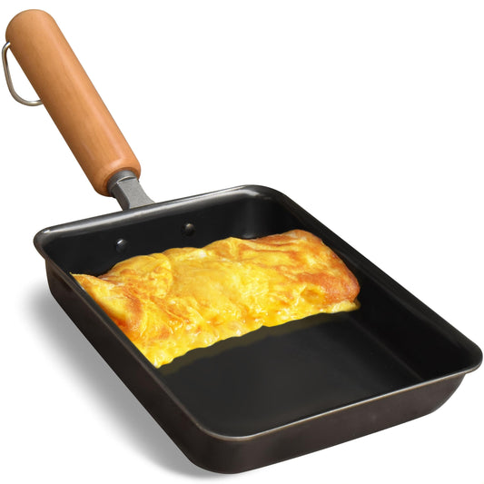 YAMASAN KYOTO UJI Japanese Iron Tamagoyaki Omelette Pan - Made in Japan