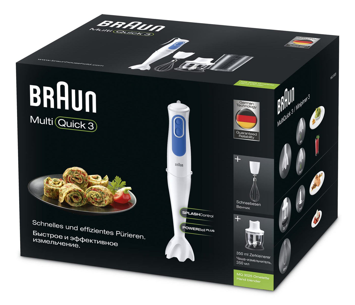 Braun MultiQuick 3 MQ3025 - Made in Romania